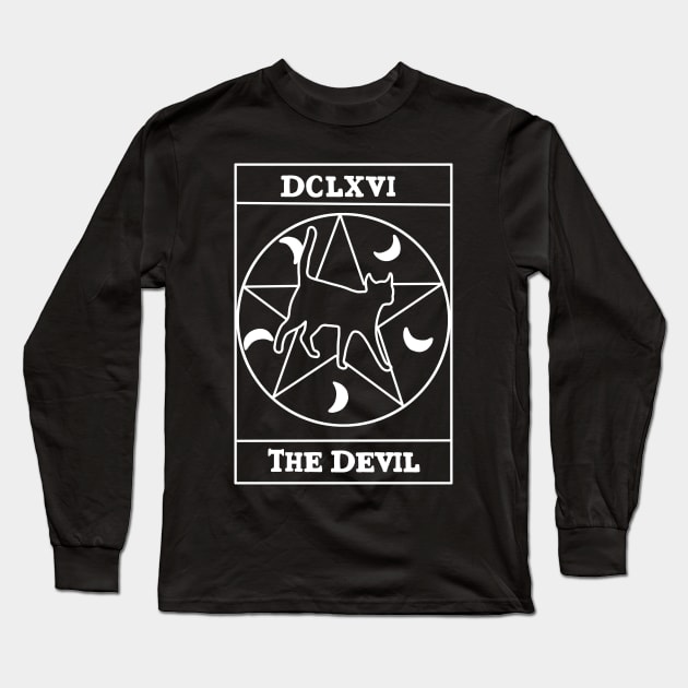 The Devil Card Long Sleeve T-Shirt by valentinahramov